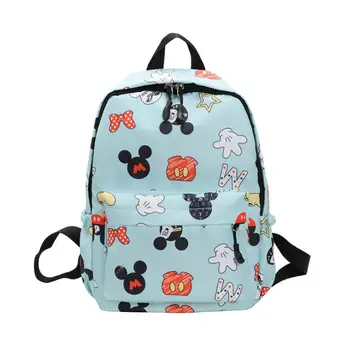 

New Cute Mickey School Bag Minnie for Boys Girls baby Bag Children Backpack Kindergarten Backpack kid School Bags Satchel