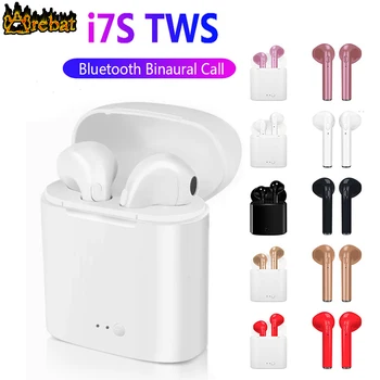 

i7s TWS Wireless Headphones Bluetooth Earphones With Microphone Charging Box Earpiece Sport Headset For Iphone XiaoMi Sumsang