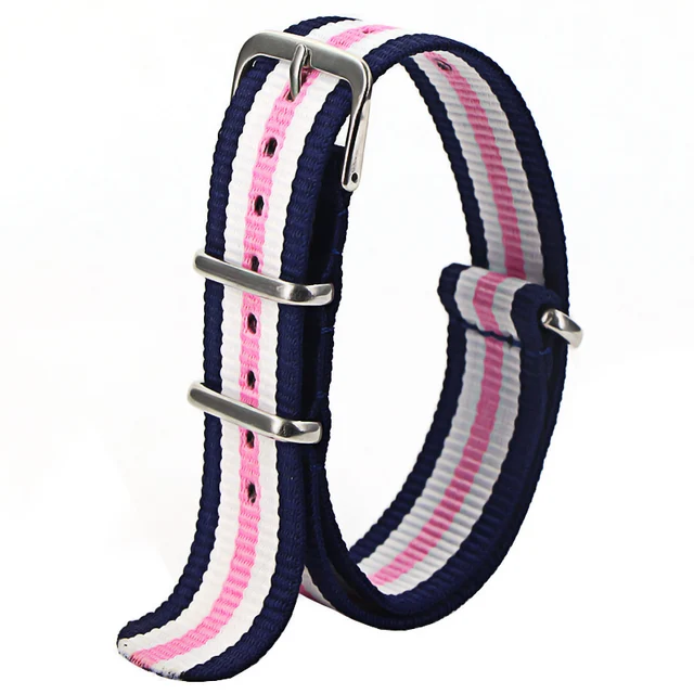 1pcs Nato Strap 18mm 20mm 22mm Nylon Watch Band Waterproof Watch Strap for Nato Army Sport Watch Dropshipping Belt Number 84
