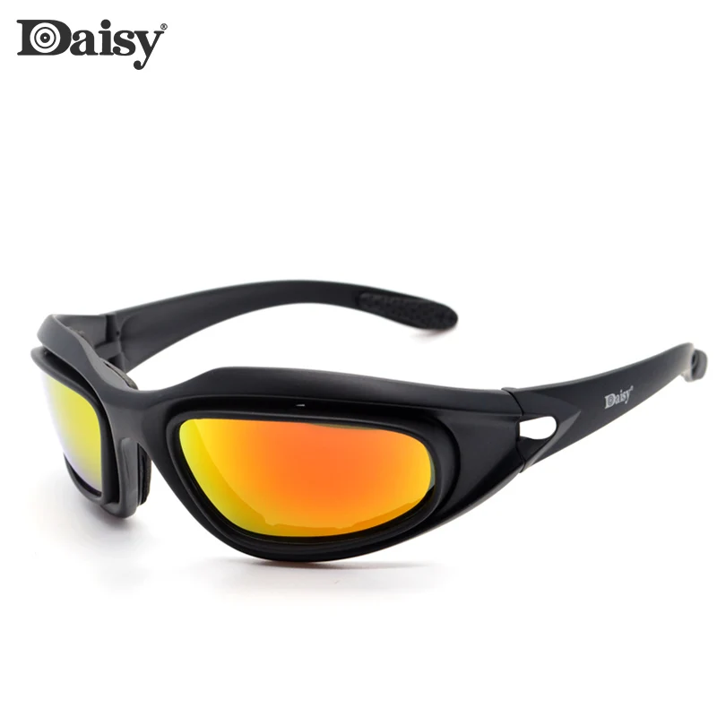 

Daisy Polarized Sun glasses 4 pairs lens Men Brand Design cycling Glasses For Women UV400 Summer Shades Eyewear