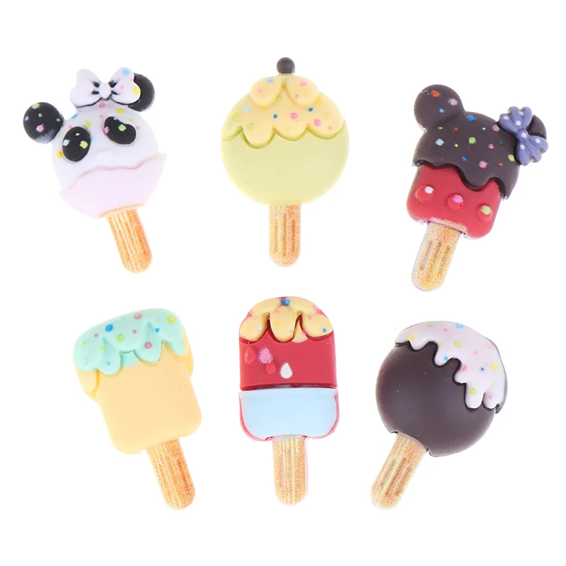 Korean TV Anime Girl Mini Ice Cream Shop Miniature Pretend Play Toy 