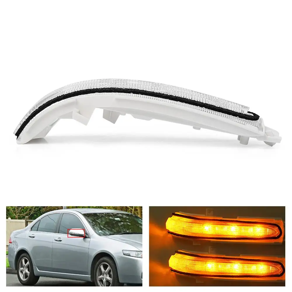 Rearview Mirror Led Turn Signal Light Flash Lamp For Acrua Tsx For