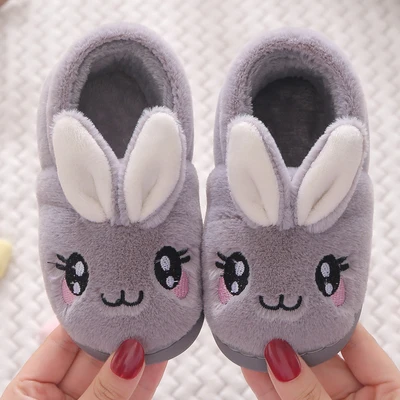 children's sandals 2021Kids Slippers Winter Children Cute Cotton Shoes Bag Heel Warm Furry Soft Bottom Non-slip Baby Girls Boys Slippers Kids Shoes girls shoes Children's Shoes