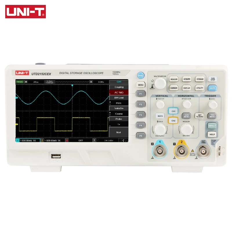 UTD2025CL Digital Storage Oscilloscope LCD Display Screen Low Noise for Measure for Detect U.S. regulations UTD2025CL Digital Storage Oscilloscope LCD Display Screen Low Noise for Measure for Detect U.S. regulations