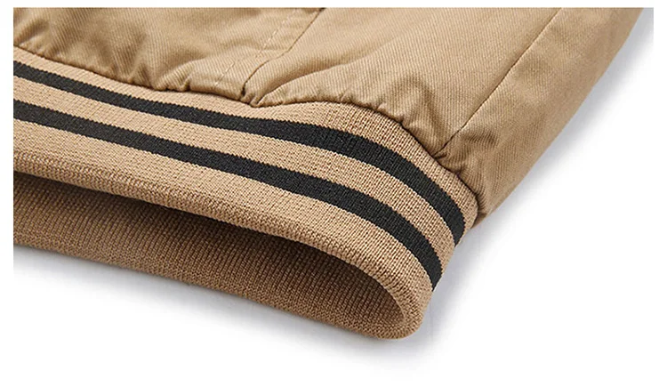 HCXY Men's Selected Coats Jackets Men Jacket Male Coat Man Outwear Clothing Standing collar Rib sleeve Slim Fit Full Cotton
