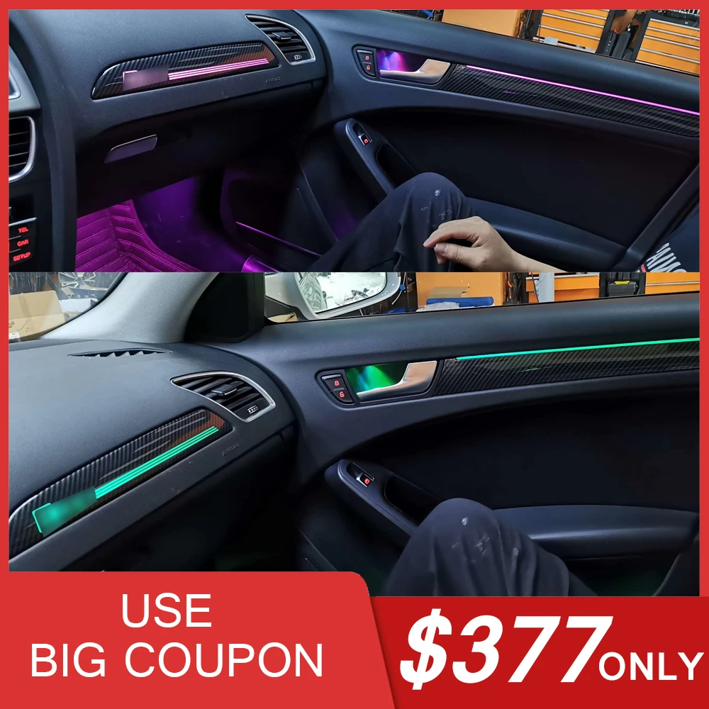 Audi A4 A5 S4 S5 RS4 RS5 Interior Ambient Light Kit Car LED Styling