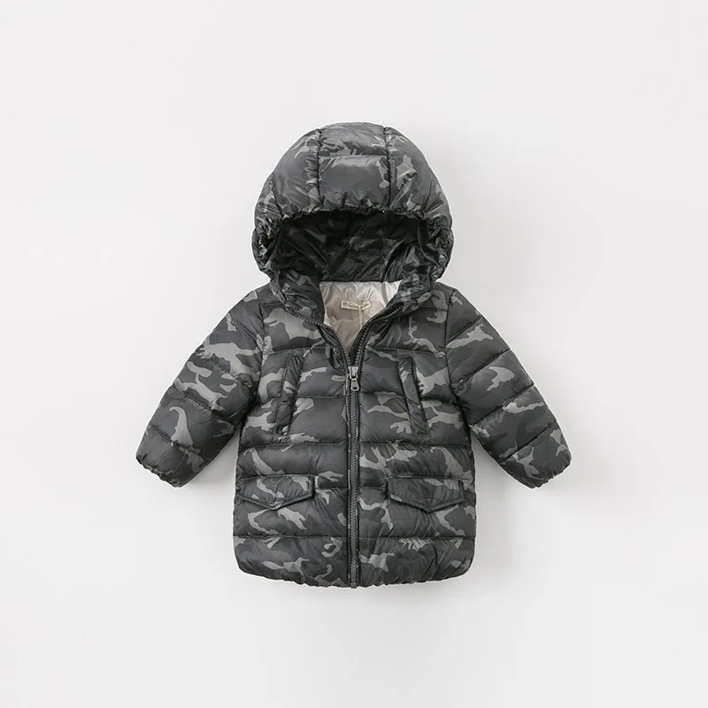 Dave bella/пуховик для маленьких мальчиков и девочек детская верхняя одежда на утином пуху 90% года модное легкое пуховое пальто