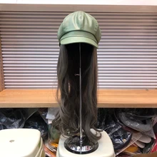 Модная новая кожаная военная шляпа, осенняя Морячка для париков шапок для женщин и мужчин, черный серый плоский верх, женская кепка для путешествий, Кепка Капитана