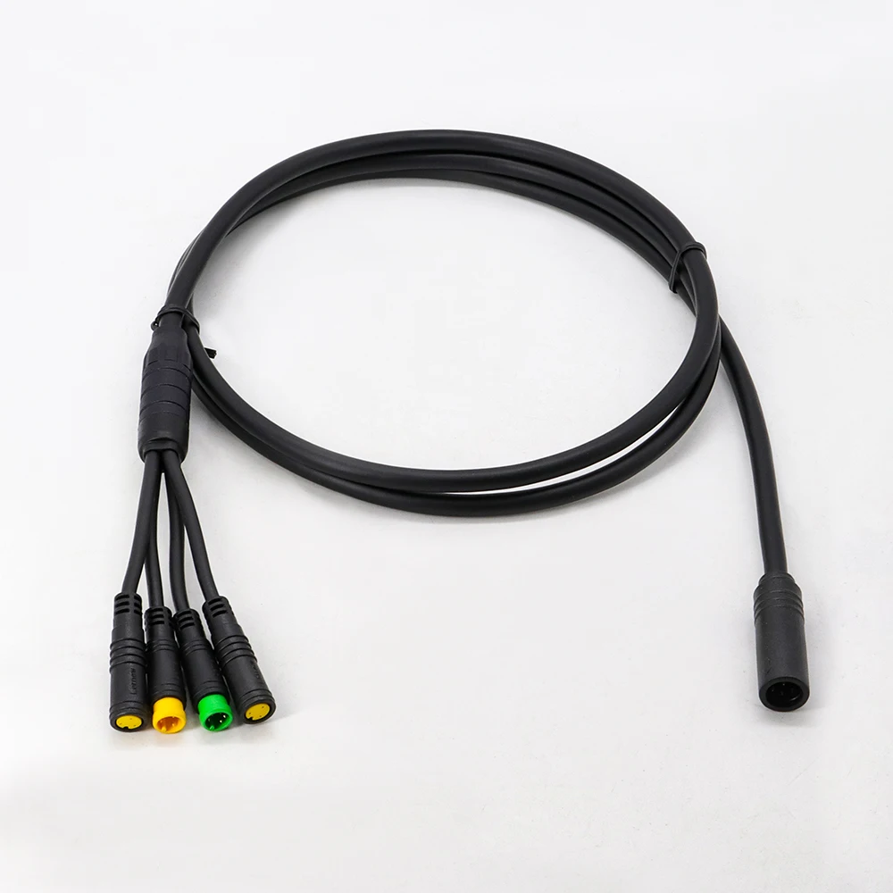

Ebike 1T4 Cable for Bafang BBS01 BBS02 BBSHD Mid Motor Display Brake Lever Throttle Connector for Electric Bike Accessories