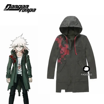 

Super Danganronpa 2 Nagito Komaeda Nagito Army Green Color Jacket Hoodies ONLY Cosplay Costume Custom with Real Pockets