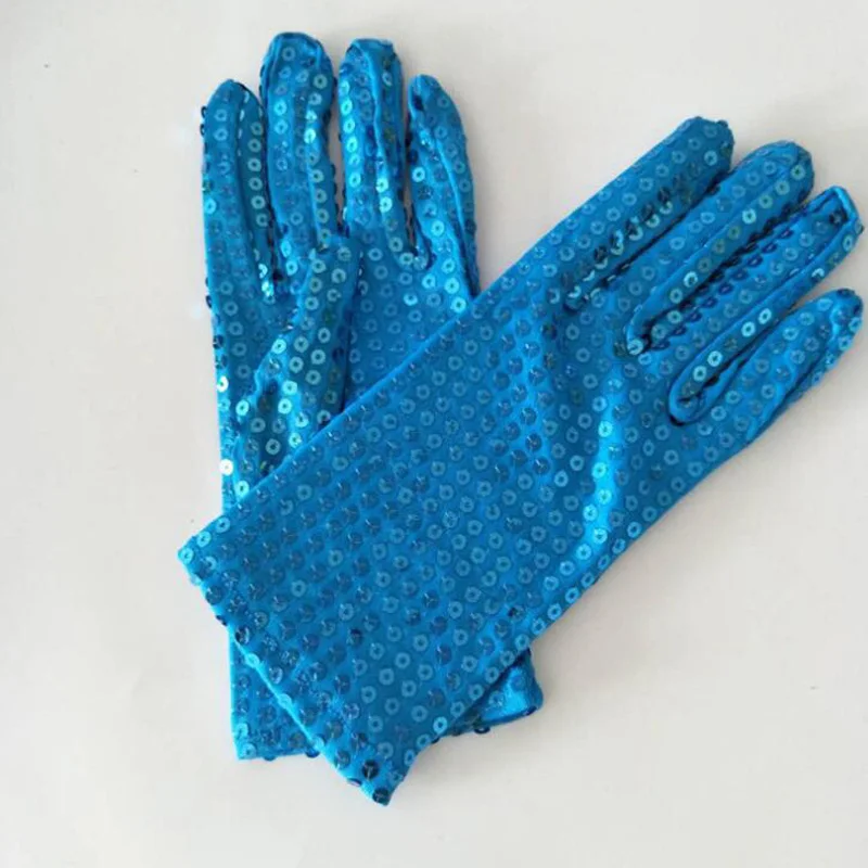 Etiquette Gloves Lace Gloves Stocking Gloves Jewelry Gloves Fishnet Gloves 1 Pair Michael Jackson Sequined gloves Evening Party Costume Gloves dance at the kindergarten's Kids Gloves 10 colors