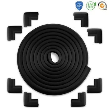 

Baby Safety Corner Protector Children Protection Corner Security Kid Safety Table Protector Baby Proof Corner Cushion 5M+8pcs