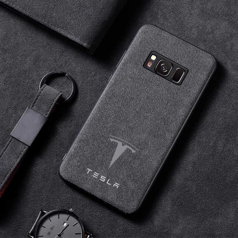Роскошный кожаный чехол для телефона samsung Galaxy S10 Plus S10E S8 S9 S9P Note 8 9 10 Plus, силиконовый чехол с логотипом автомобиля Бэтмена - Цвет: Tsela