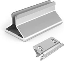 

Vertical Laptop Stand Aluminum Laptop Holder Desktop Stand Width Adjustable Dock Compatible for MacBook/Lenovo/Dell Laptops