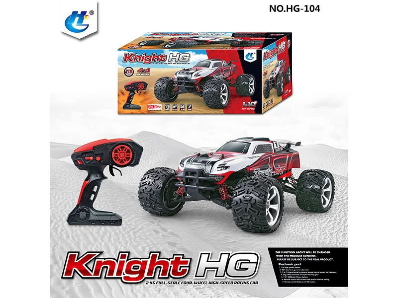 Игрушки для мальчик1:10 Off-road High-speed 2.4G Four-wheel Drive Simulation Climbing Car Remote Control Electric Model Vehicle