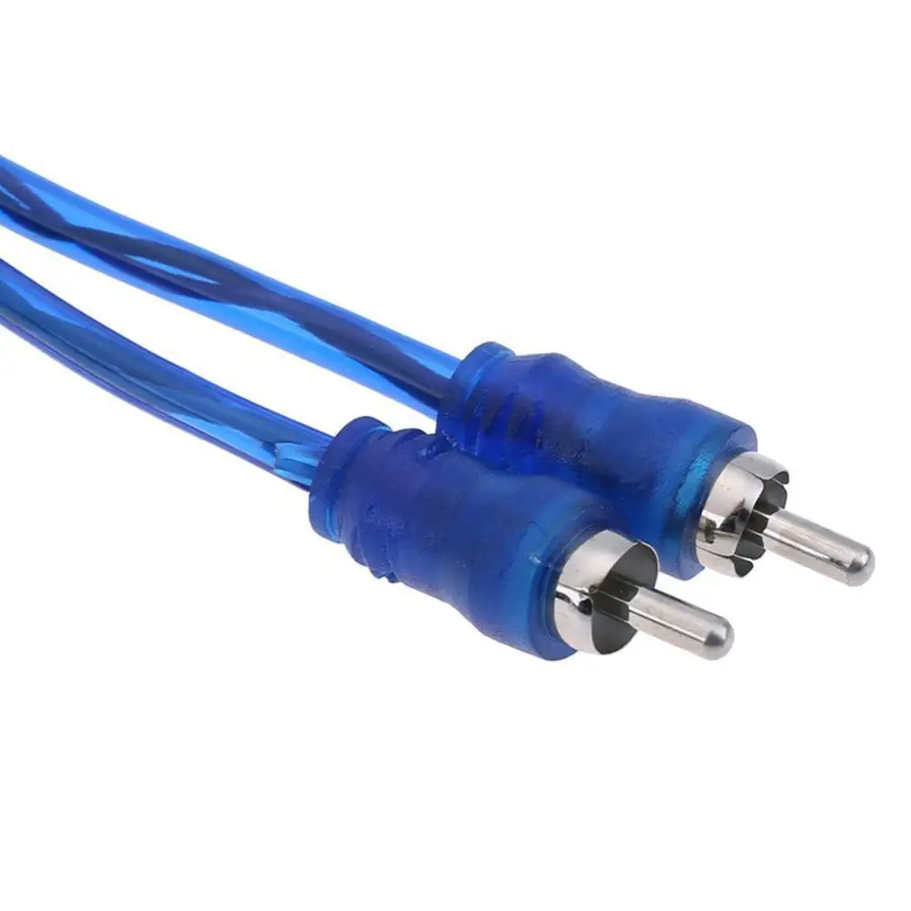 27 см 2 RCA Женский 1 RCA сплиттер папа-папа автомобильный аудио кабель для автомобильной аудиосистемы сабвуфер портативный динамик