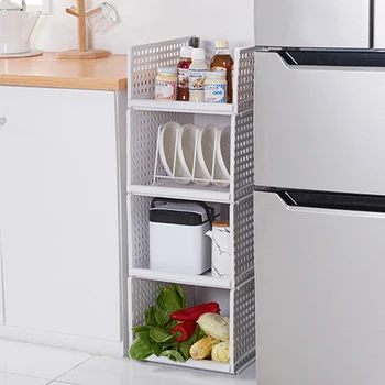 

Layering Folding Board Bedroom Convenient Trouser Storage Rack Clothes Finishing Pp Plastic Practical Storage Rack Wardrobe