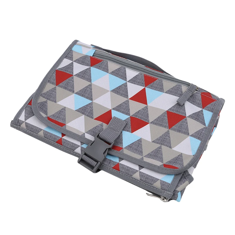 3-color triangle Детский подгузник, детский портативный подгузник для новорожденных, складной Оксфорд+ брезент, практичная сменная пеленка - Цвет: 3-color triangle