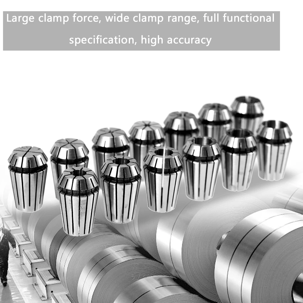 

ER20 14PCS Set Spring Collet Metric CNC Workholding Engraving Milling Lathe Tool