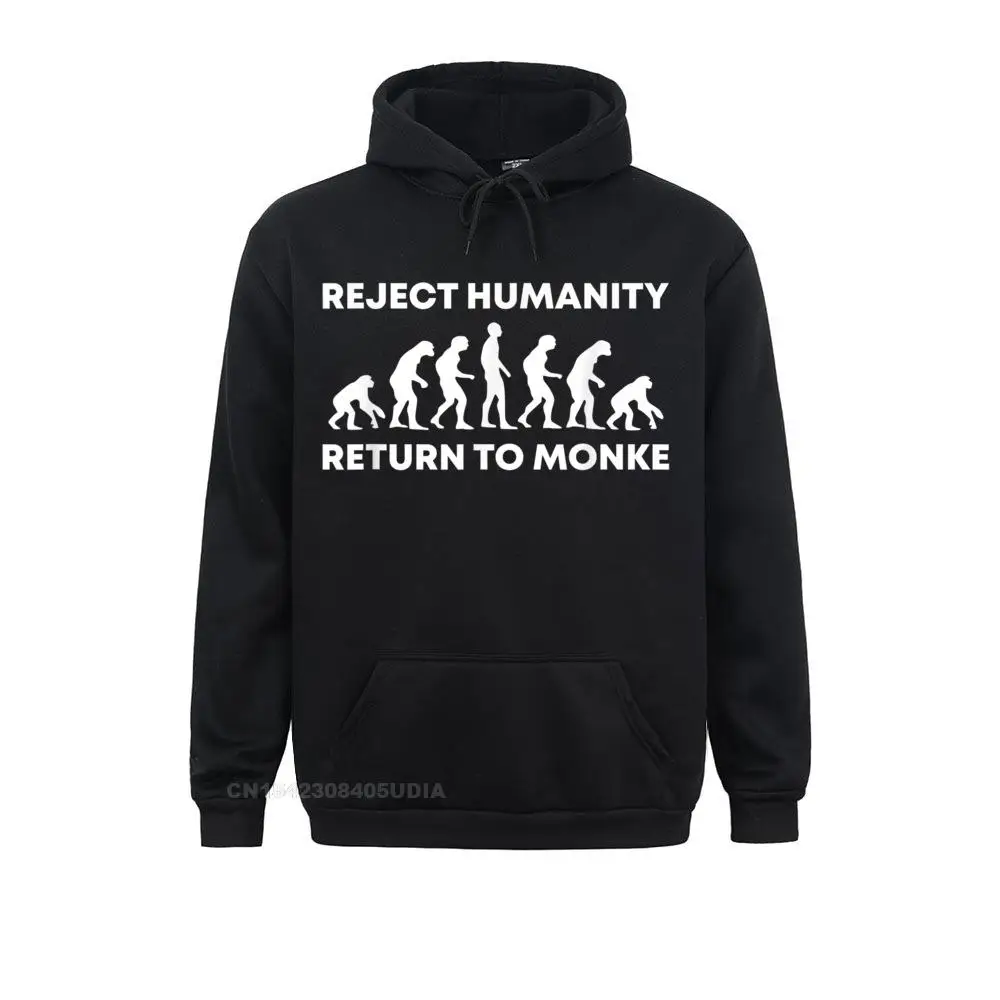 Reject Humanity Return To Monke Funny Meme Monkey Evolution T-Shirt__B11173 Normal Sweatshirts for Men Summer/Autumn Hoodies Hoods Long Sleeve 2021 Discount  Reject Humanity Return To Monke Funny Meme Monkey Evolution T-Shirt__B11173black