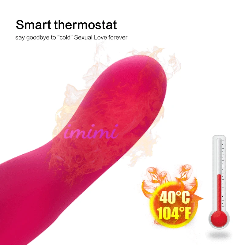 Heating Rotation Tongue Licking Vibrator Vagina Clit Stimulator Magic Wand Dildo Powerful Masturbator Adult Sex Toys for Women
