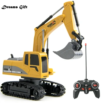 

rc truck Channel 1:24 RC Excavator toy RC Engineering Car Alloy and plastic Excavator traktor RTR For kids Christmas gift wltoys