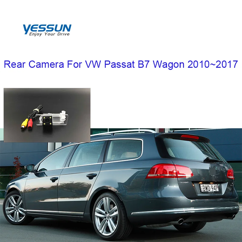 Yessun камера номерного знака для Volkswagen Passat B7 Wagon 2010~ камера заднего вида парковочная помощь