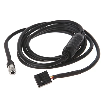 

Car Style 3.5mm AUX Input Mode Cable Female Dash Mountable Socket for BMW E46