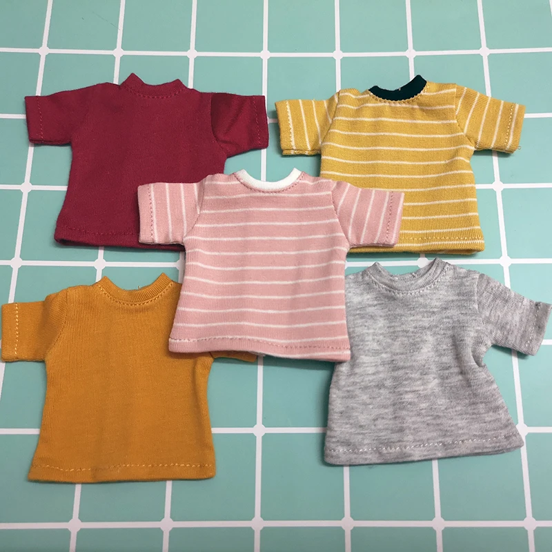 1 шт. Blyth кукла футболка одежда подходит для Барби рубашка момомоко pullip azone 1/6 DC129 |