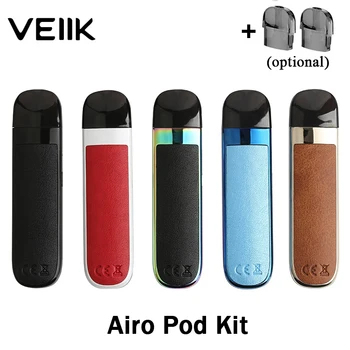 

New Original Veiik Airo Pod Kit Vape 500mAh Battery with 2ml 1.6ohm Refillable Pod Cartridge Elctronic Cigarette Vape Vaporizer