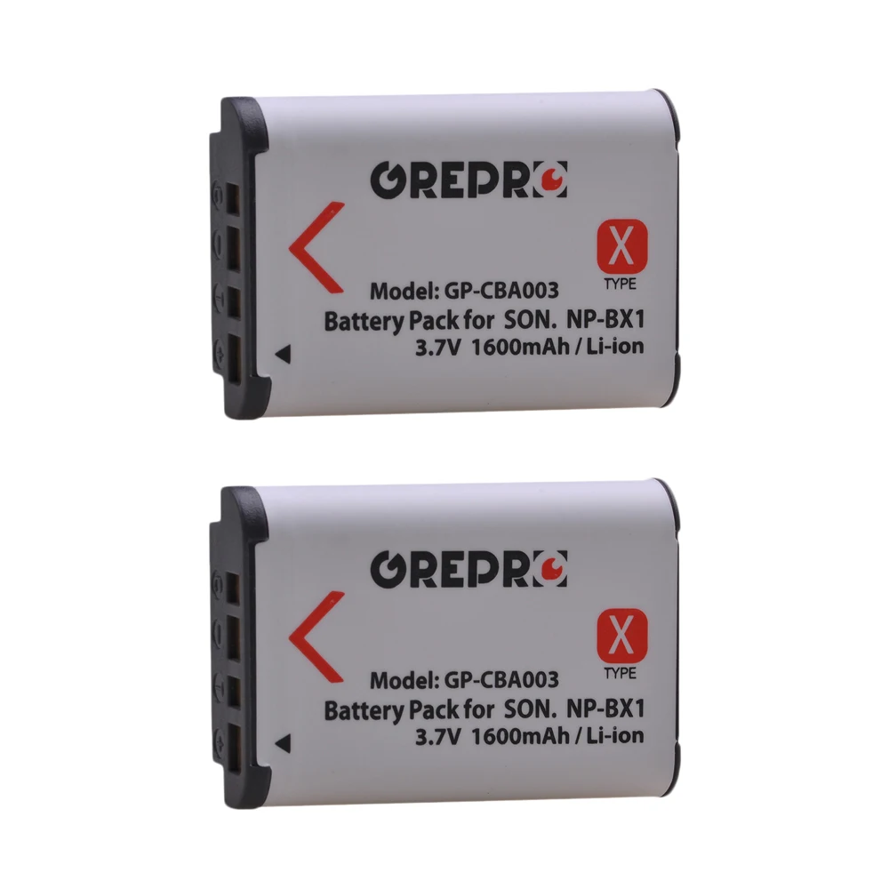 GREPPRO NP-BX1 NP BX1 1600 мАч батарея+ ЖК двойное зарядное устройство для sony DSC-WX500 IV RX10 II DSC-RX100 HDR-AS15 CX240E MV1 HX300 WX300