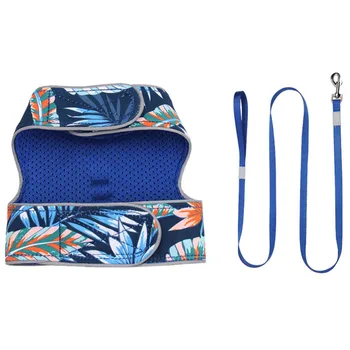 

1 Set Cat Harness Polyester Reflective Soft Mesh Breathable High Quality Tractie Leash Cat Harness for Cat Kitten Pat