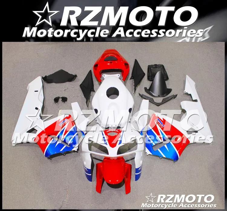 4 подарки ABS мотоцикл полный обтекатель комплект подходит для CBR600RR F5 2005 2006 05 06 cbr600 600RR тела набор красный белый