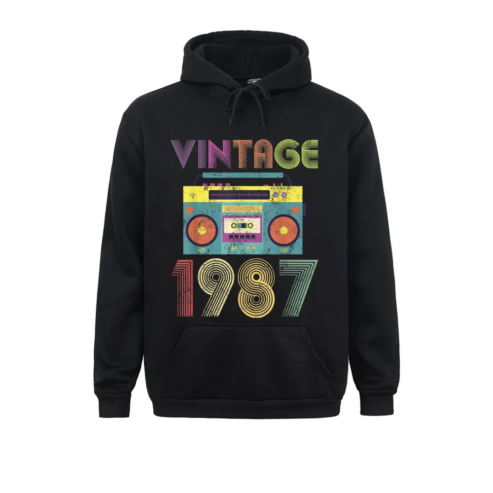 Custom Classic 1987 32nd Birthday Vintage T Shirt Retro Mixtape__2053 Mens Sweatshirts Brand New VALENTINE DAY Long Sleeve  Hoodies Hoods Classic 1987 32nd Birthday Vintage T Shirt Retro Mixtape__2053black