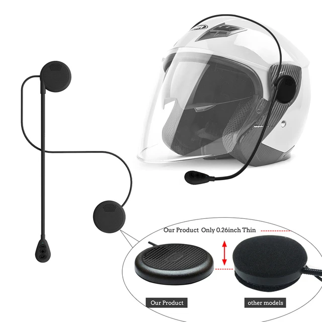 Haut parleur casque moto bluetooth