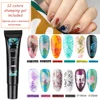 Stamping Plates Kit Hearts Nail Art Templates Dots Butterflies Stencils Stamping Paint Neon Nail Gel Varnishes Design CHFB01-06 2
