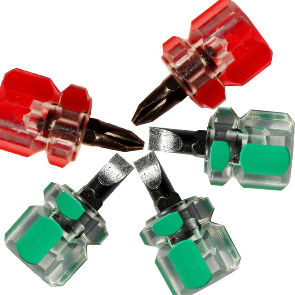 

Screwdriver Kit Set Mini Small Portable Radish Head Screw Driver Transparent Handle Repair Hand Tools Precision Car Repair