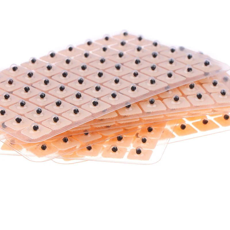 Relaxation Therapy Needle Patch Ears Stickers Auricular Auriculotherapy Vaccaria Ear Massage Care 600Pcs Sticker auricular acupuncture needle