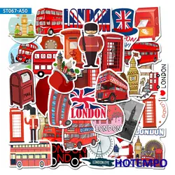 Autocollants de voyage Style dessin animé, étiquette de voyage pour enfants, étiquette de papeterie pour téléphone portable, bagage, lot de 50 pièces 