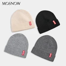 Женские шапки, шерстяные женские вязаные шапки для осенне-зимнего сезона, бренд, двухслойные толстые шапки, вязаные шапки Skullies Beanies для девочек