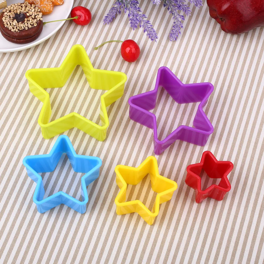 5 шт./компл. Рождественский 3D Fondant(сахарная) печенья прессформы для Пластик инструмент для выпечки