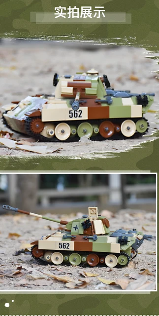 Sluban Normandy Landing US Army M5 Stuart Tank-AFOBRICK