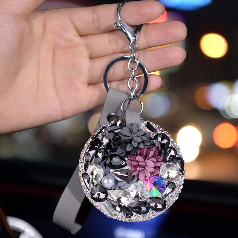 Porte-clés de voiture Crystal Bling pour femme Mauritius