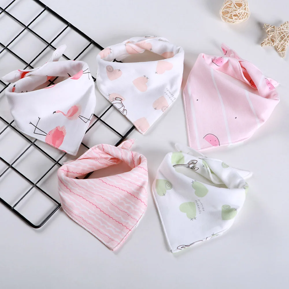 4 pieces/lot Baby Bibs Drooling Cotton Baby Scarf Burp Cloth Bandana Bibs Newborn Baby Boy Infant Girl Toddler Stuff Accessories images - 6