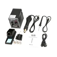 TAIKD 2 в 1 паяльная станция горячего воздуха воздуходувка Сварка тепловой пушкой паяльник инструмент для ремонта часов мобильного телефона