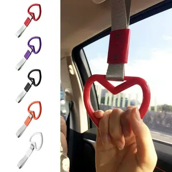 

New JDM Racing HANDLE STRAP RING with Strong nylon strap for SUBWAY TRAIN BUS HANDLE STRAP CHARM Drift Car enthusiast Universal