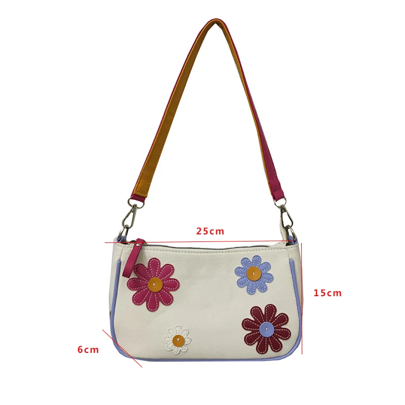 flower baguette bag