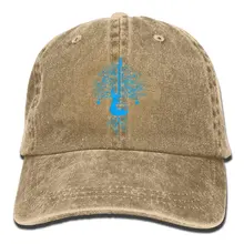 Бейсбольная Кепка унисекс для взрослых с изображением корня дерева, гитары, музыки, Спортивная уличная ковбойская Кепка для мужчин и женщин, Snapback