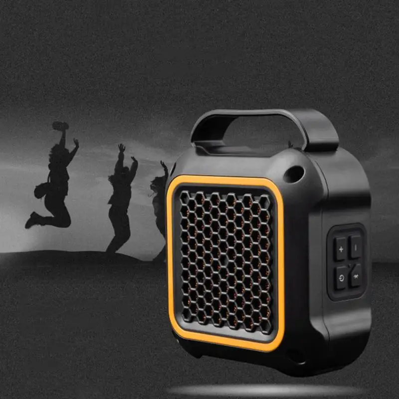 IPX7 водонепроницаемый портативный беспроводной Bluetooth динамик светодиодный AUX Handfree стерео открытый динамик с ручкой