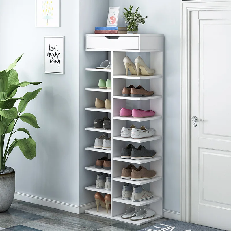Double Row Shoe Rack scarpiera organizer Wooden Home Furniture ...